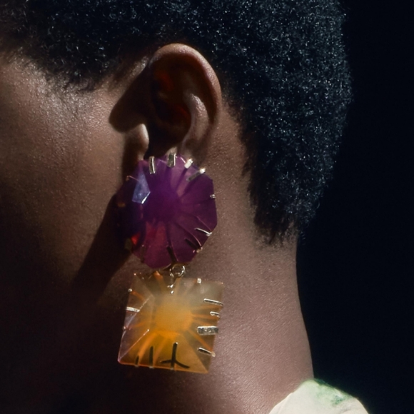 Rare zara statement earrings - Picture 5 of 7